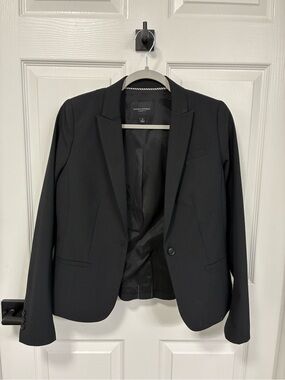 Banana Republic Black Classic-Fit Blazer